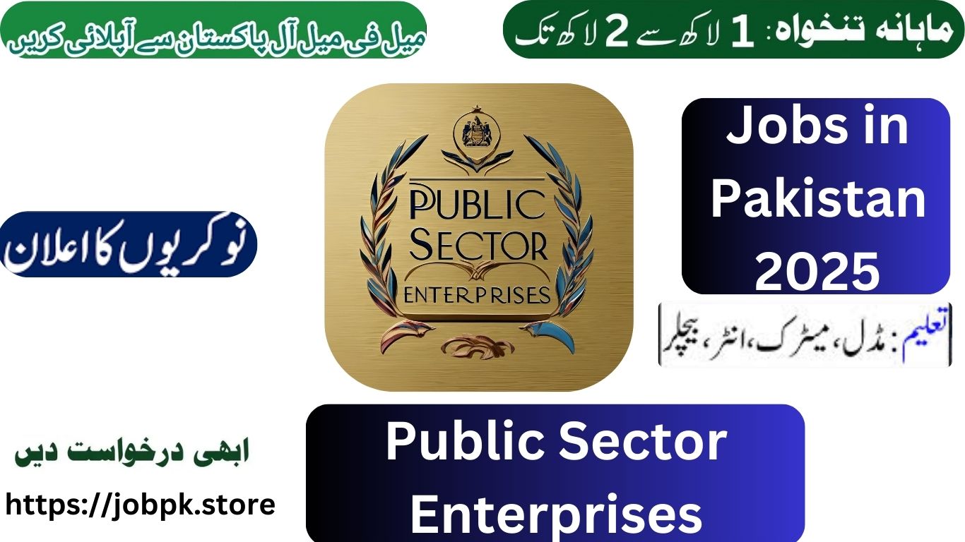 Top Public Sector Enterprises Jobs in Pakistan 2025 – Apply Now for Exciting Opportunities