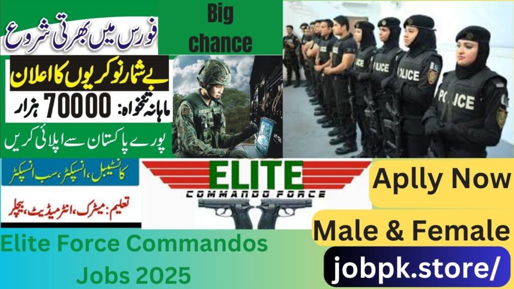 Elite Force Commandos Jobs 2025: Apply for Pakistan's Best Military and Security Careers