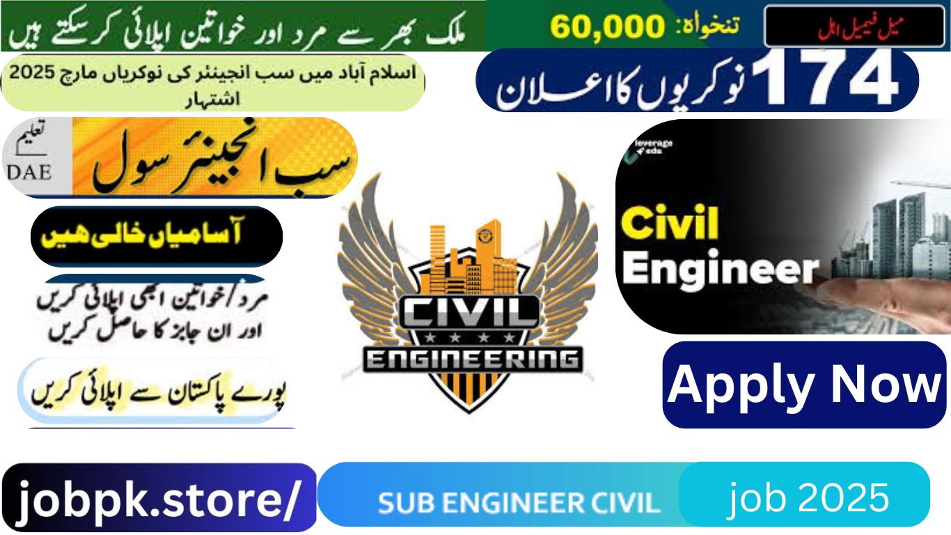 Top Sub-Engineer Jobs in Pakistan 2025