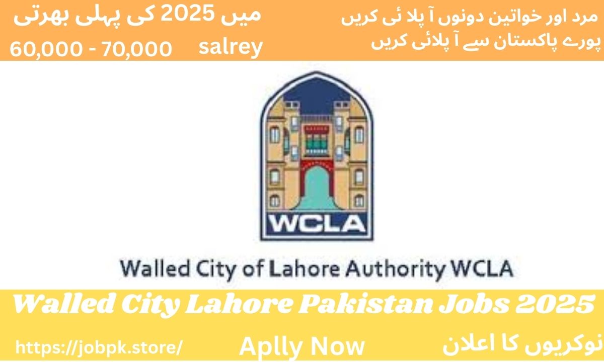 Walled City Lahore Pakistan Jobs 2025