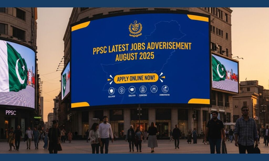 PPSC Latest Jobs Advertisement August 2025 – Apply Online Now!